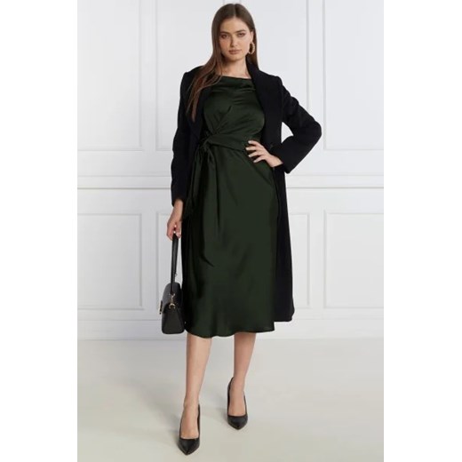 Marella sukienka czarna midi elegancka