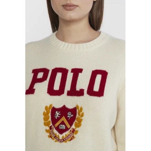 POLO RALPH LAUREN Wełniany sweter | Regular Fit Polo Ralph Lauren XL wyprzedaż Gomez Fashion Store