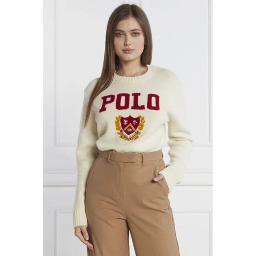 POLO RALPH LAUREN Wełniany sweter | Regular Fit Polo Ralph Lauren S Gomez Fashion Store