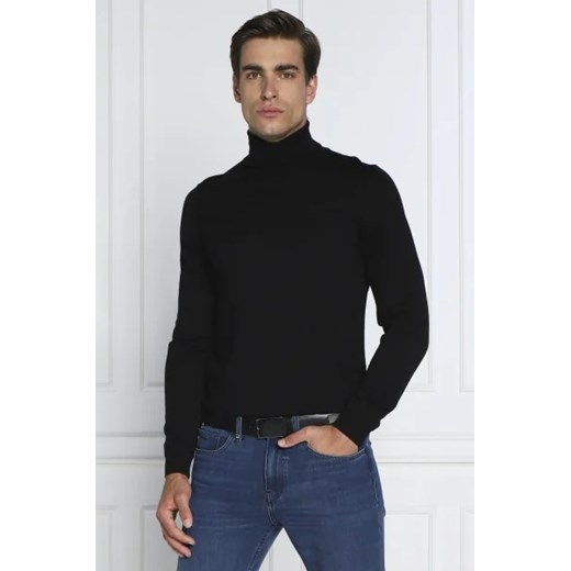 BOSS BLACK Wełniany golf Musso-P | Slim Fit S promocyjna cena Gomez Fashion Store