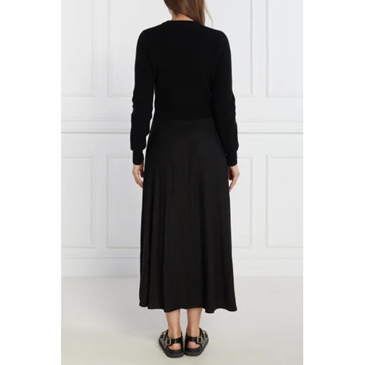 Sukienka Peserico casual z długim rękawem midi