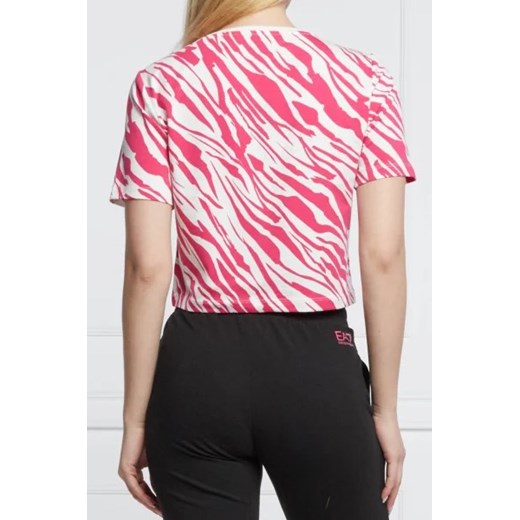 EA7 T-shirt | Cropped Fit L okazja Gomez Fashion Store