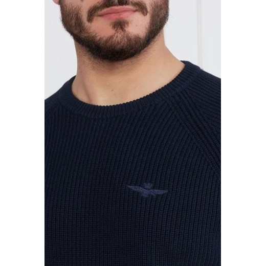Aeronautica Militare Sweter | Regular Fit Aeronautica Militare M okazyjna cena Gomez Fashion Store