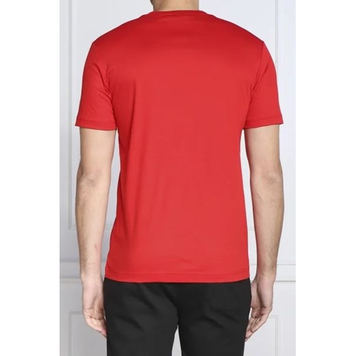 T-shirt męski BOSS HUGO czerwony z krótkim rękawem 