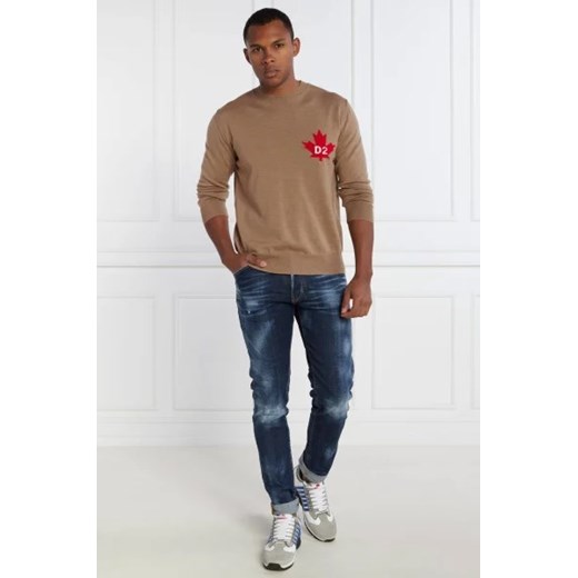 Dsquared2 Sweter | Regular Fit Dsquared2 XL wyprzedaż Gomez Fashion Store