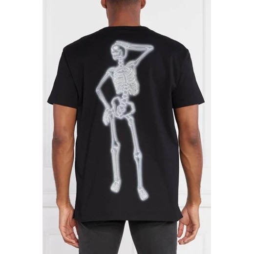 Alexander McQueen T-shirt NEON SKEL | Loose fit XL okazyjna cena Gomez Fashion Store