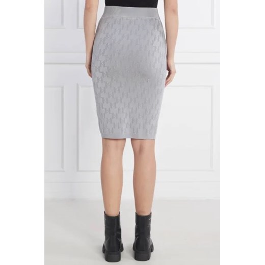Karl Lagerfeld spódnica midi nylonowa