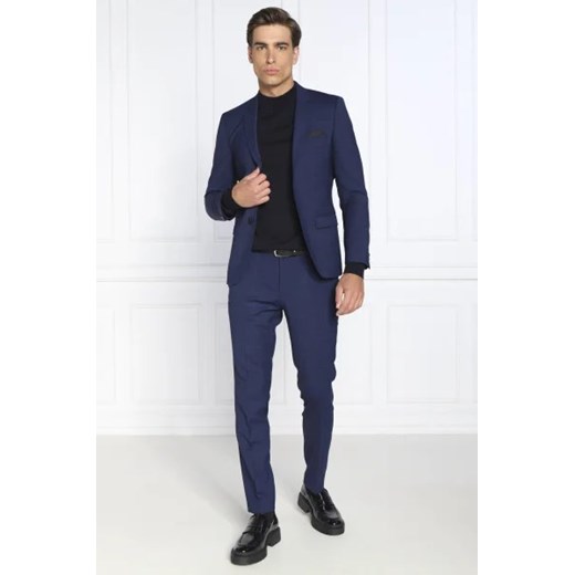 HUGO Spodnie Hesten212 | Regular Fit | z dodatkiem wełny 54 wyprzedaż Gomez Fashion Store