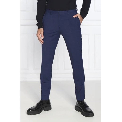HUGO Spodnie Hesten212 | Regular Fit | z dodatkiem wełny 52 okazyjna cena Gomez Fashion Store