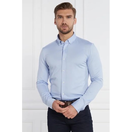 Koszula męska BOSS HUGO z kołnierzykiem button down elegancka z długim rękawem 