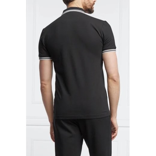 T-shirt męski czarny BOSS HUGO z krótkim rękawem 