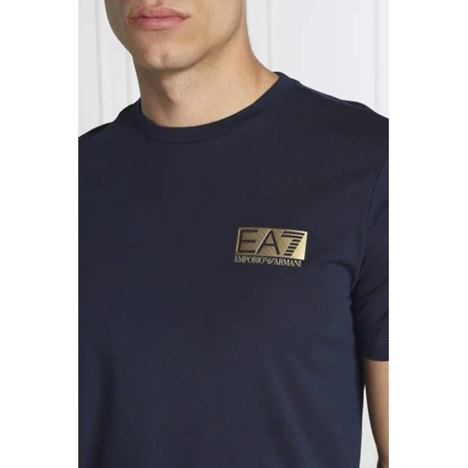 T-shirt męski Emporio Armani na wiosnę bawełniany z krótkim rękawem