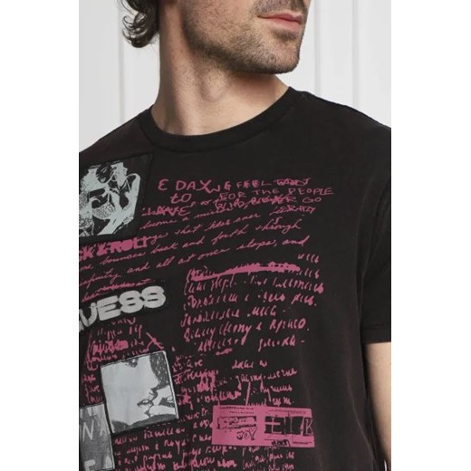 T-shirt męski Guess czarny
