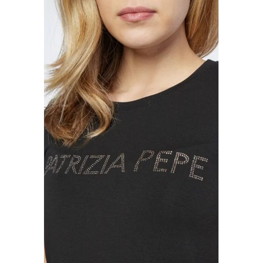Patrizia Pepe T-shirt MAGLIA | Regular Fit Patrizia Pepe L okazja Gomez Fashion Store