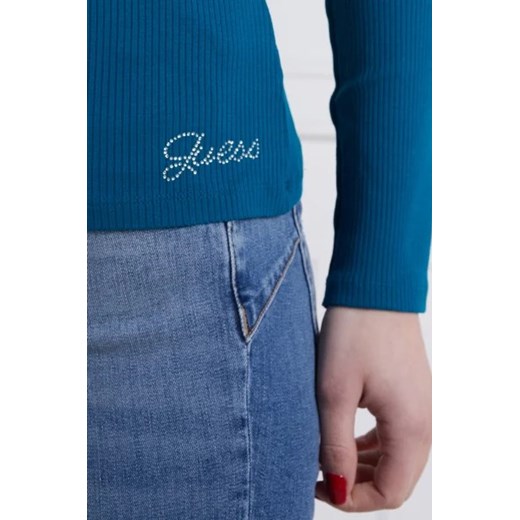GUESS JEANS Bluzka KARLEE JEWEL | Slim Fit S promocja Gomez Fashion Store