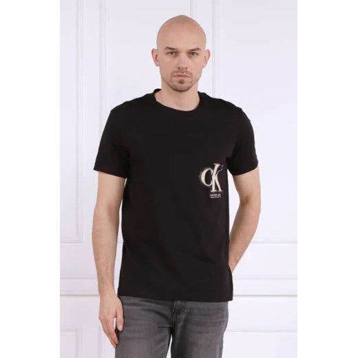 CALVIN KLEIN JEANS T-shirt CK SPRAY | Regular Fit XL wyprzedaż Gomez Fashion Store