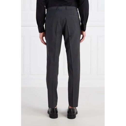 HUGO Wełniane spodnie HestenM204X | Extra slim fit 48 Gomez Fashion Store