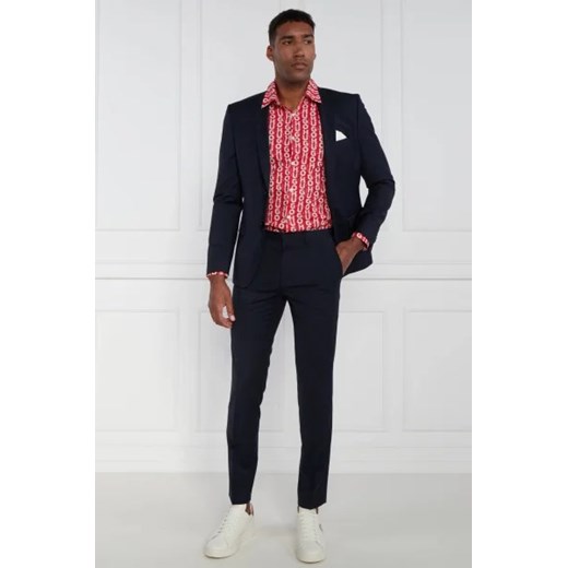 HUGO Wełniane spodnie HestenM204X | Extra slim fit 52 wyprzedaż Gomez Fashion Store