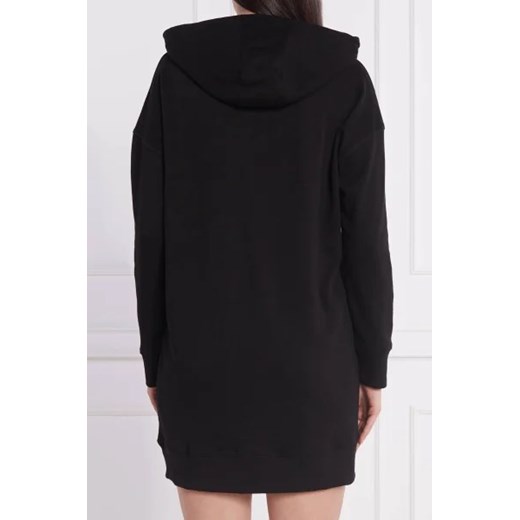 Sukienka DKNY mini prosta bawełniana z dekoltem w serek