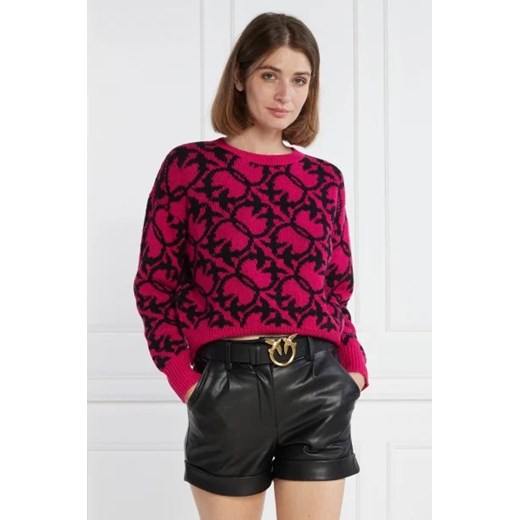 Pinko Wełniany sweter | Regular Fit Pinko M Gomez Fashion Store