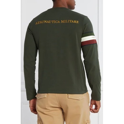 T-shirt męski Aeronautica Militare z długimi rękawami