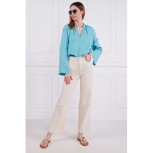 Marc O' Polo Lniana bluzka | Oversize fit 36 Gomez Fashion Store promocja