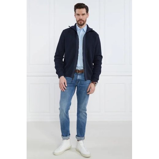 BOSS ORANGE Lniany Sweter | Regular Fit XXL Gomez Fashion Store