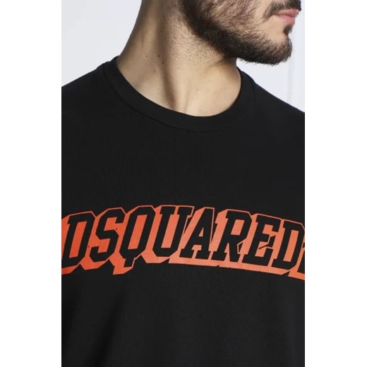 Dsquared2 t-shirt męski bawełniany z długim rękawem