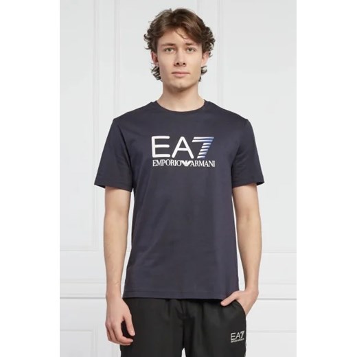 T-shirt męski Emporio Armani na wiosnę z krótkim rękawem młodzieżowy bawełniany