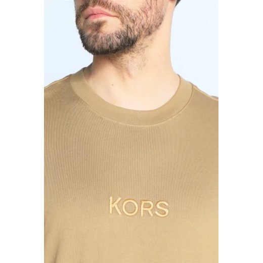Michael Kors T-shirt EMB LOGO TEE | Regular Fit Michael Kors XXL promocja Gomez Fashion Store