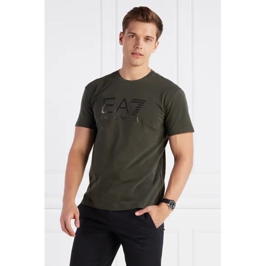 EA7 T-shirt | Regular Fit S promocja Gomez Fashion Store
