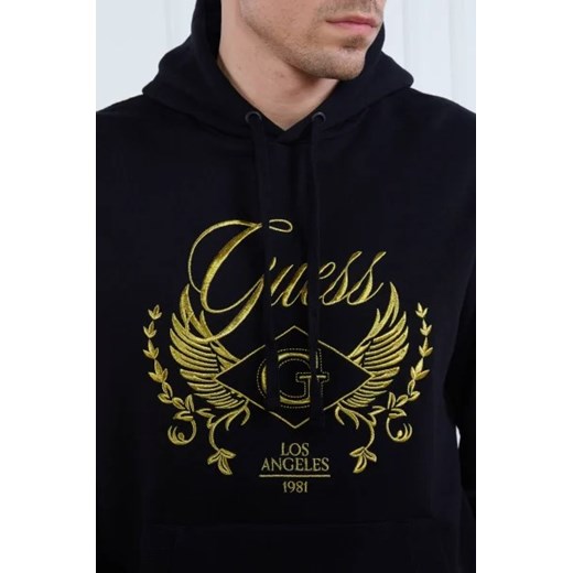 GUESS Bluza ROY FLEECE BLING | Regular Fit Guess L wyprzedaż Gomez Fashion Store