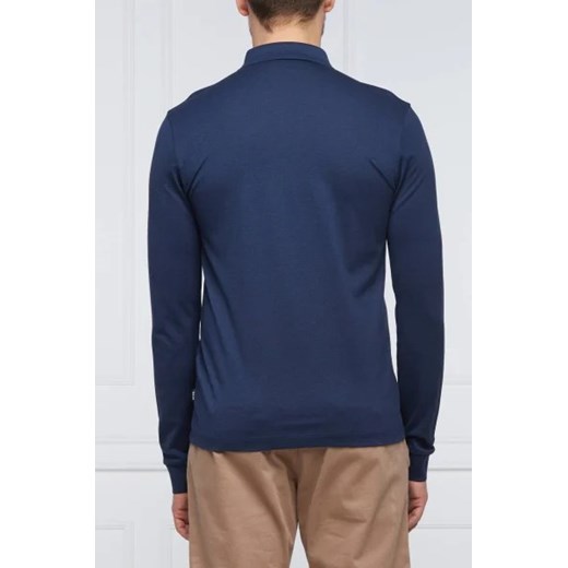BOSS BLACK Polo Pleins 30 | Slim Fit | mercerised XL wyprzedaż Gomez Fashion Store