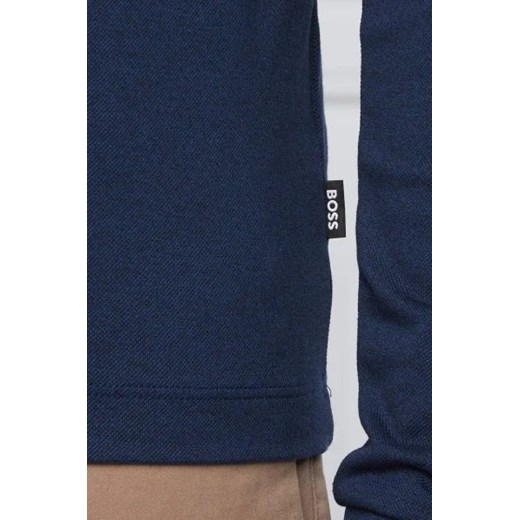 BOSS BLACK Polo Pleins 30 | Slim Fit | mercerised L okazja Gomez Fashion Store