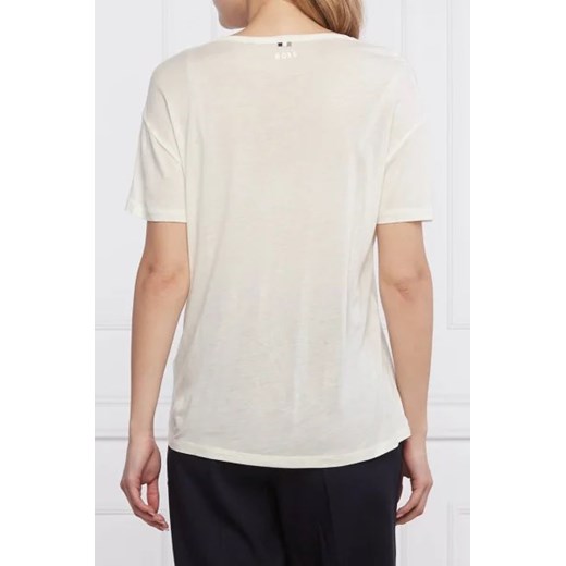 BOSS T-shirt Eviena | Relaxed fit XL okazja Gomez Fashion Store