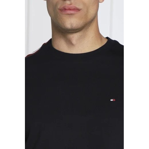 T-shirt męski Tommy Hilfiger bawełniany czarny
