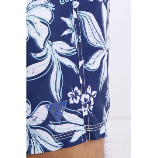 Guess Underwear Szorty kąpielowe SWIMTRUNK MEDIUM IBISCUS AOP | Regular Fit L Gomez Fashion Store okazja
