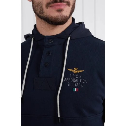 Bluza męska Aeronautica Militare z bawełny 