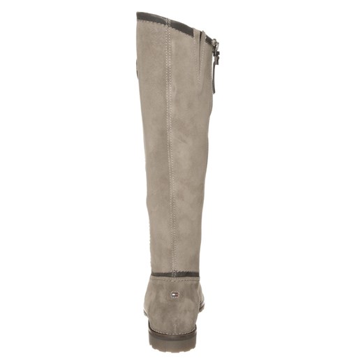 Tommy Hilfiger WERA Kozaki timber wolf zalando szary płaskie