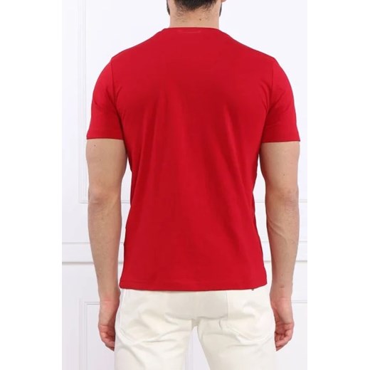 T-shirt męski Aeronautica Militare w stylu młodzieżowym czerwony 