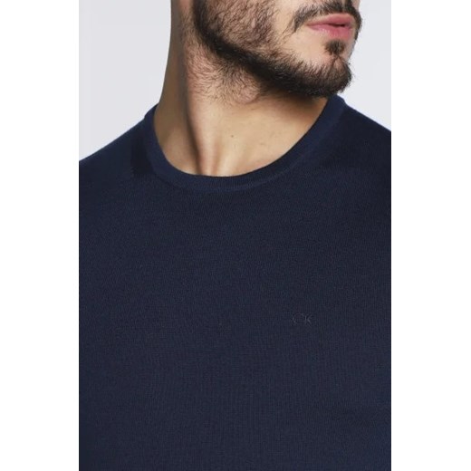 Calvin Klein Wełniany sweter | Regular Fit Calvin Klein S promocja Gomez Fashion Store