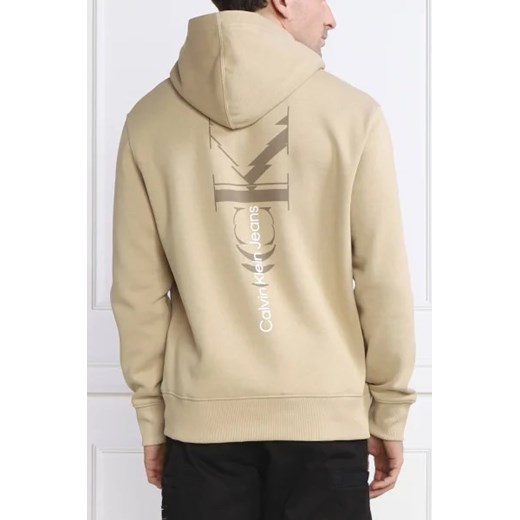Bluza męska beżowa Calvin Klein z bawełny