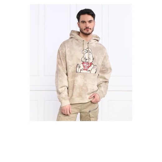 GUESS Bluza GUESS X Brandalised LEON WASHED BUNNY | Oversize fit Guess L okazja Gomez Fashion Store