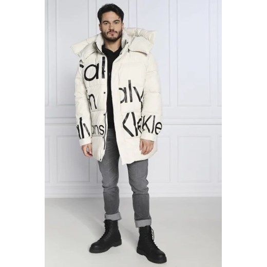 Kurtka męska Calvin Klein w stylu młodzieżowym na zimę