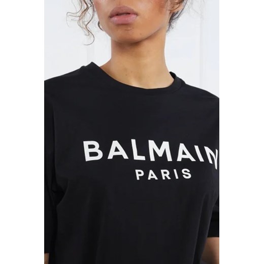 Balmain T-shirt | Cropped Fit L Gomez Fashion Store promocja
