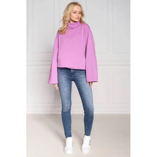 Bluza damska Karl Lagerfeld fioletowa