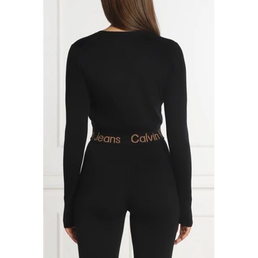 CALVIN KLEIN JEANS Kardigan | Cropped Fit S wyprzedaż Gomez Fashion Store