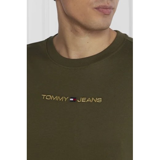 T-shirt męski Tommy Jeans na wiosnę z krótkimi rękawami z bawełny 