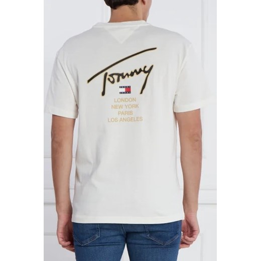 Tommy Jeans T-shirt GOLD SIGNATURE BACK | Regular Fit Tommy Jeans XL Gomez Fashion Store