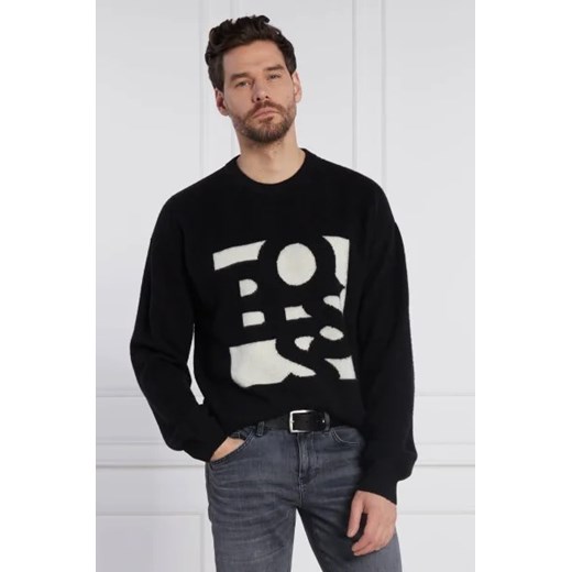 BOSS BLACK Wełniany sweter Loskar | Regular Fit | z dodatkiem kaszmiru XL Gomez Fashion Store okazja